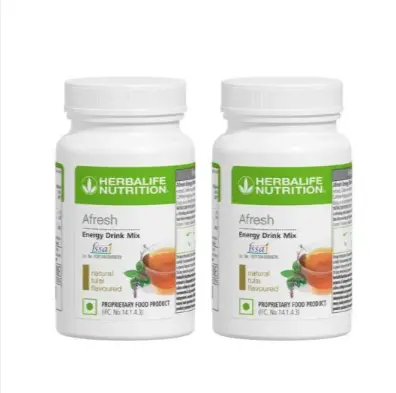 Herbalife Afresh Energy Drink Mix 50g Tulsi – Pack of 2