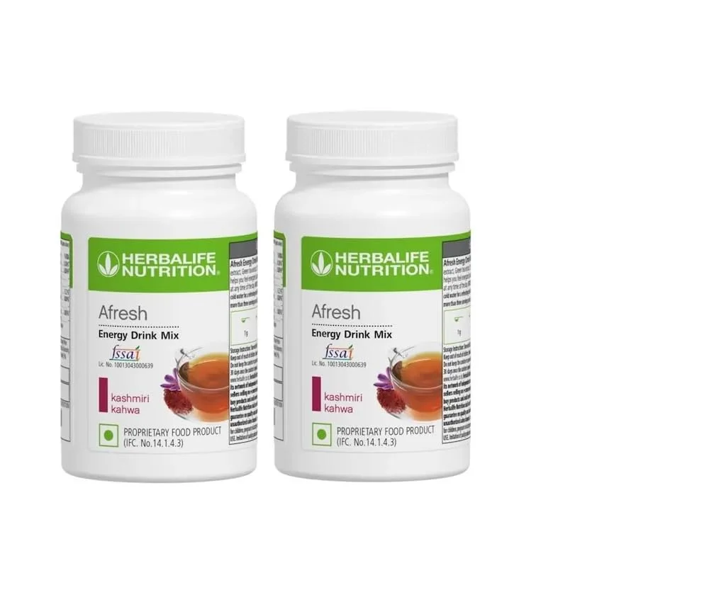 Herbalife Afresh Energy Drink Mix 40g Kashmiri Kahwa – Pack of 2